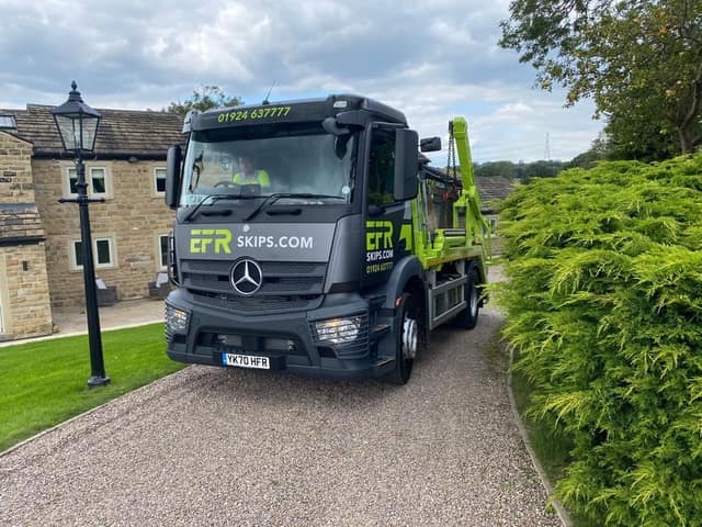EFR Skips truck