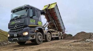 EFR RoRo Skip hire truck, covering Wakefield, Leeds, Dewsbury